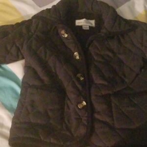 Navy blue size 4 quilted coat